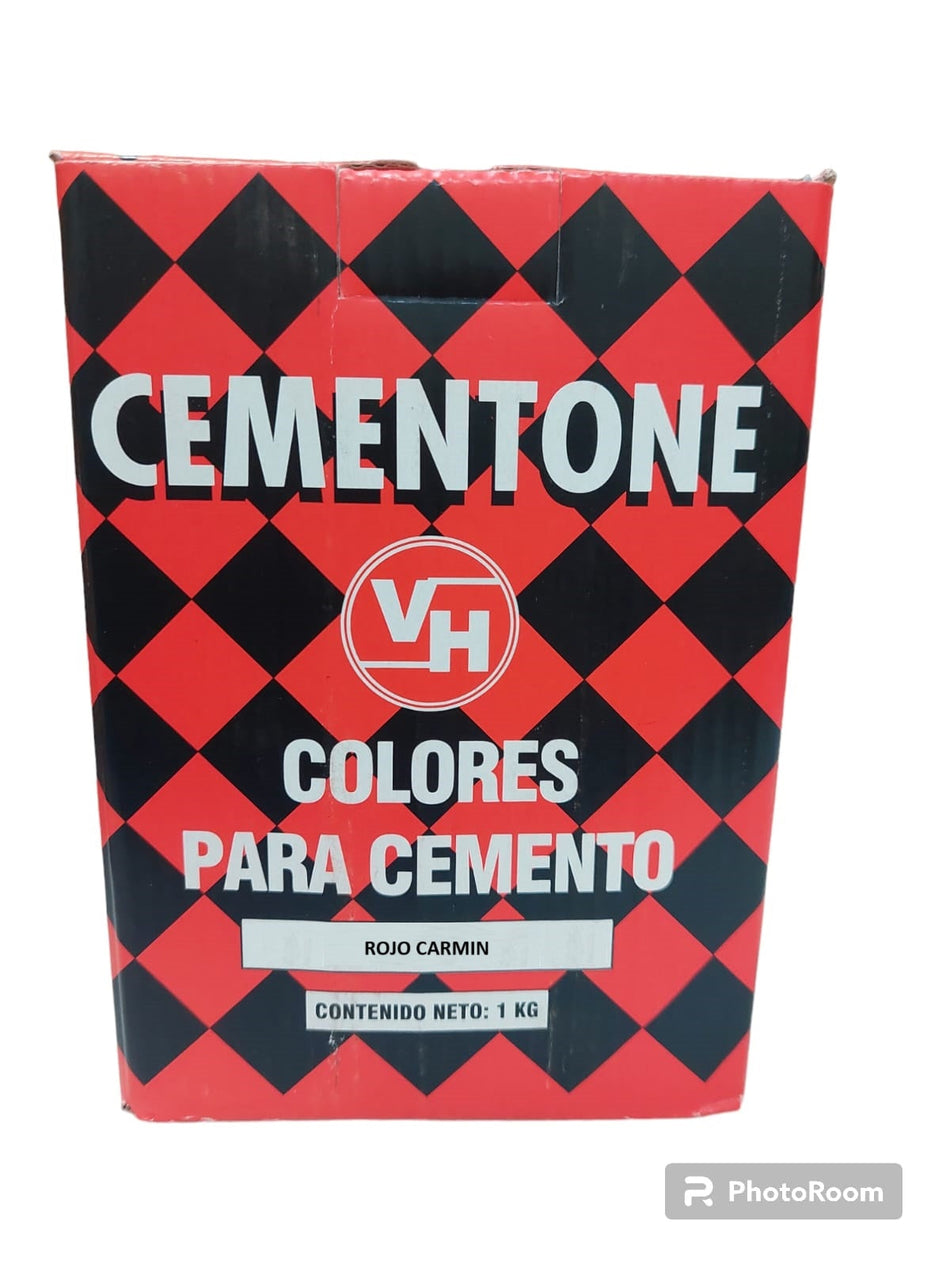Cementone Rojo Carmin 1 Kg Valero Hermanos