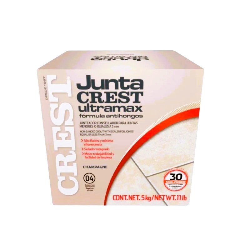 Juntacrest Ultramax Color Champagne 5 Kgs. Crest