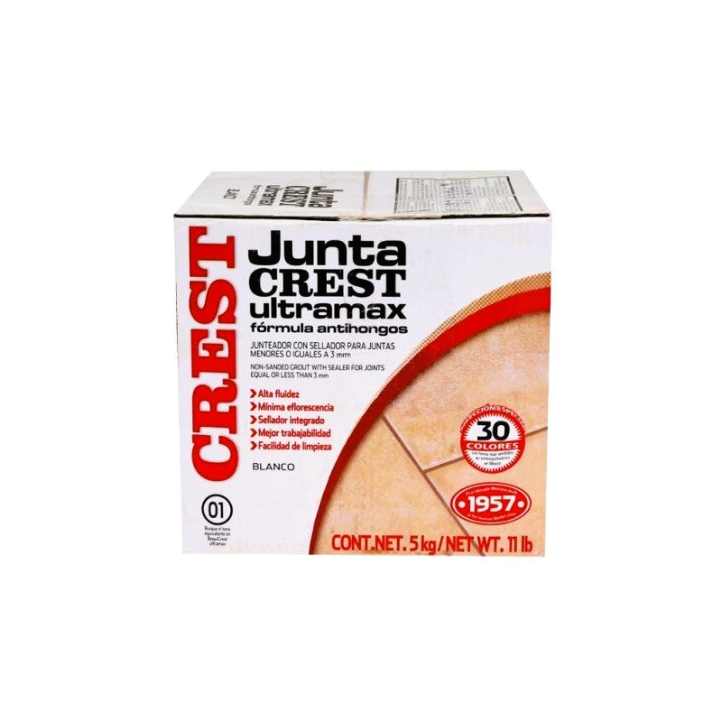Juntacrest Ultramax Blanco Formula 5 Kgs.