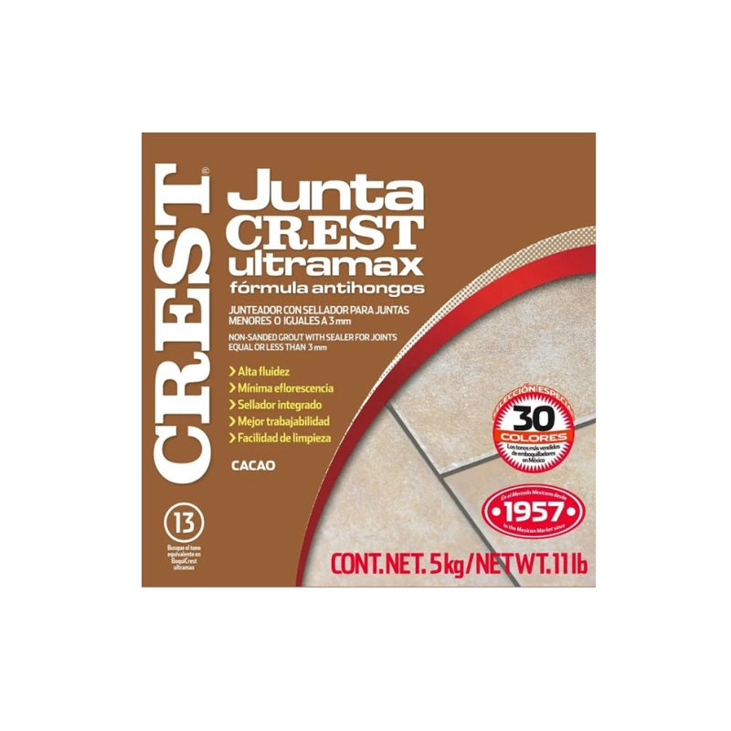 Juntacrest Ultramax Cacao Cja. 5Kg Crest