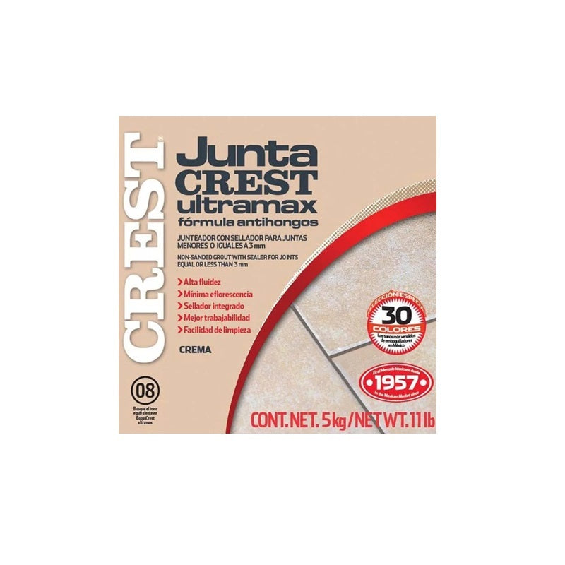 Juntacrest Ultramax Crema Caja 5Kg Crest