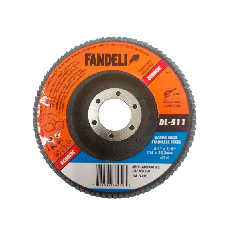 Disco Laminado Z-60 Eco 4 1/2" 76458 Fandeli