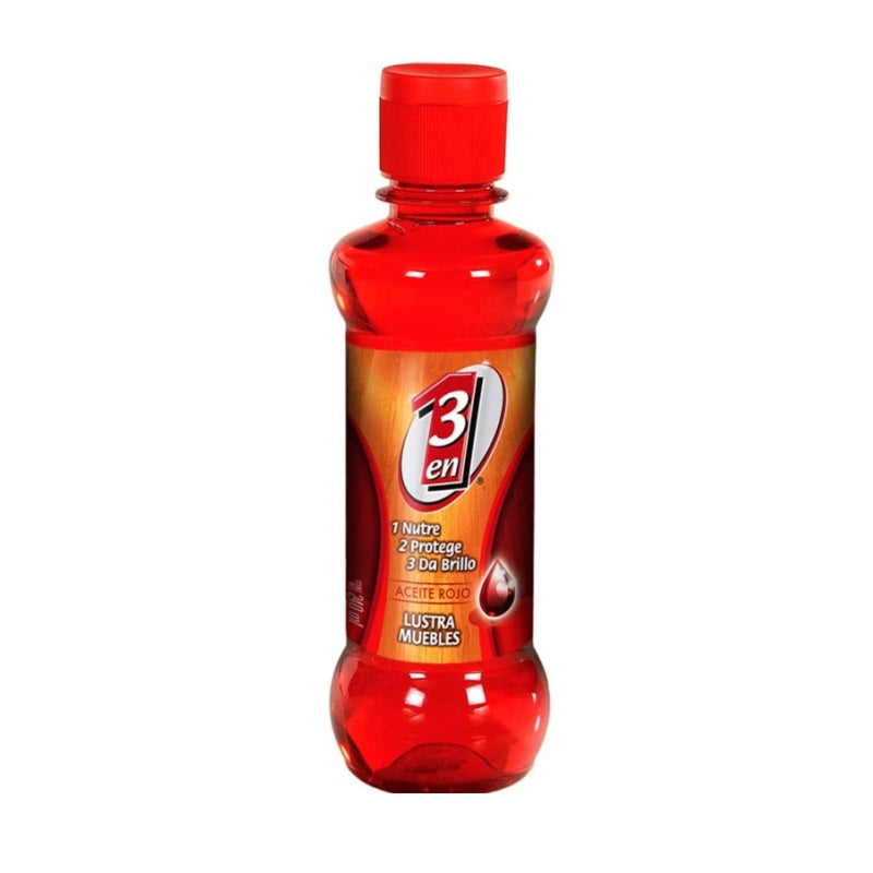 Aceite 3 En 1 Lustrador Rojo 240Ml