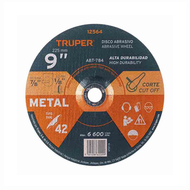 Disco De Metal 230x3.2x22Mm Abt-784 Truper