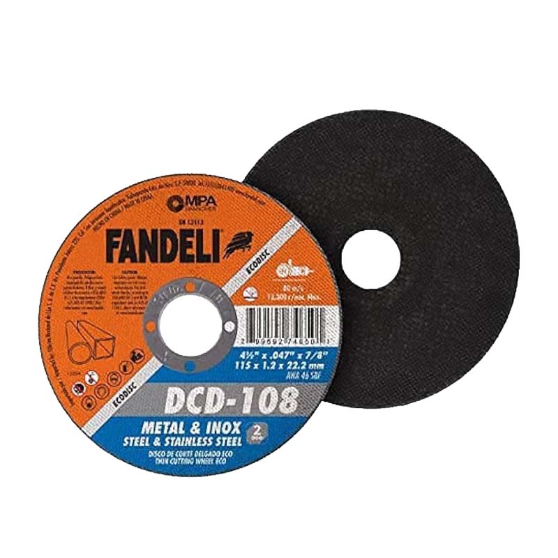 Disco de Corte  Acero Inoxidable 4 1/2" 74650 Fandeli
